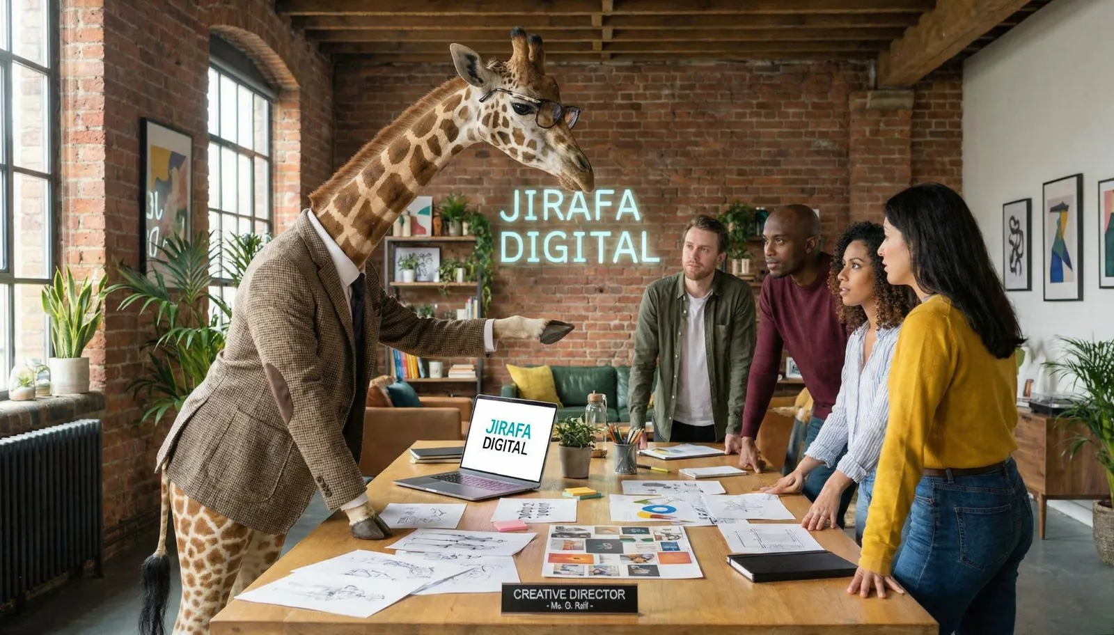 Contacto Jirafa Digital - Hablemos de tu próximo proyecto
