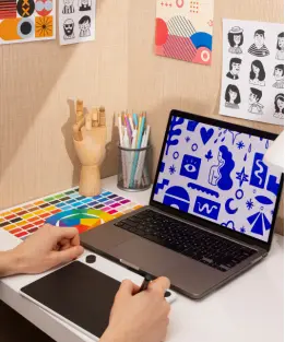Detalle de diseño gráfico profesional