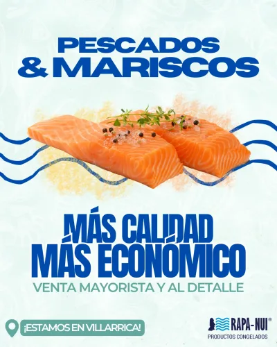 Publicación Instagram pescados y mariscos frescos — Rapa-Nui Productos Congelados